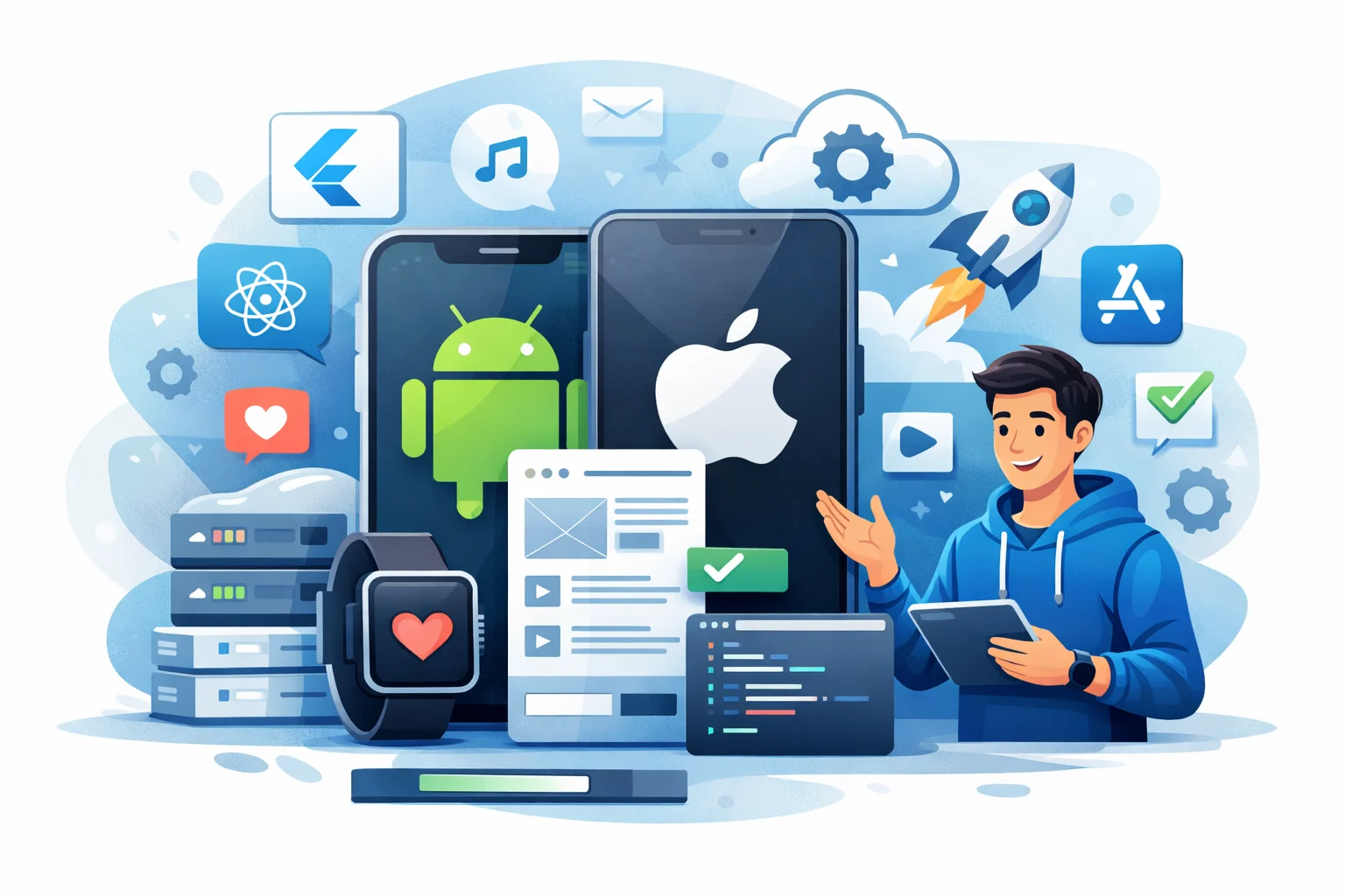 Custom mobile app development services