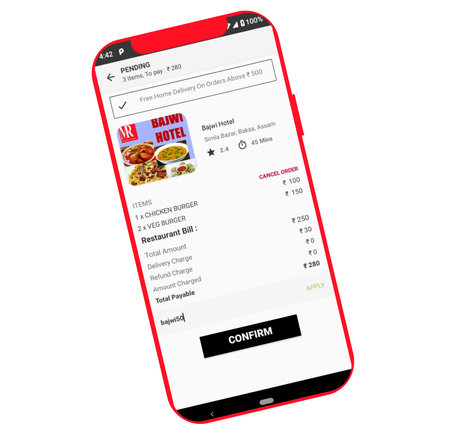 Premium Food Delivery App